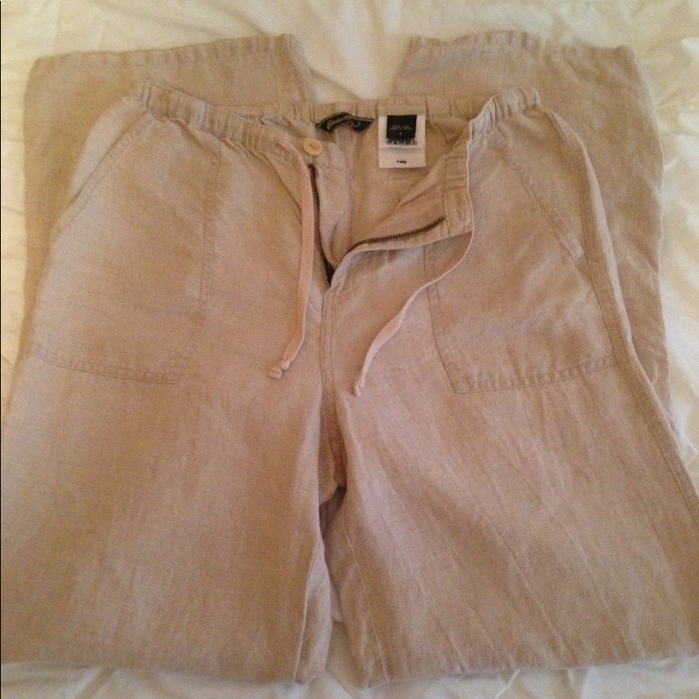Eddie Bauer 100% Linen Pants